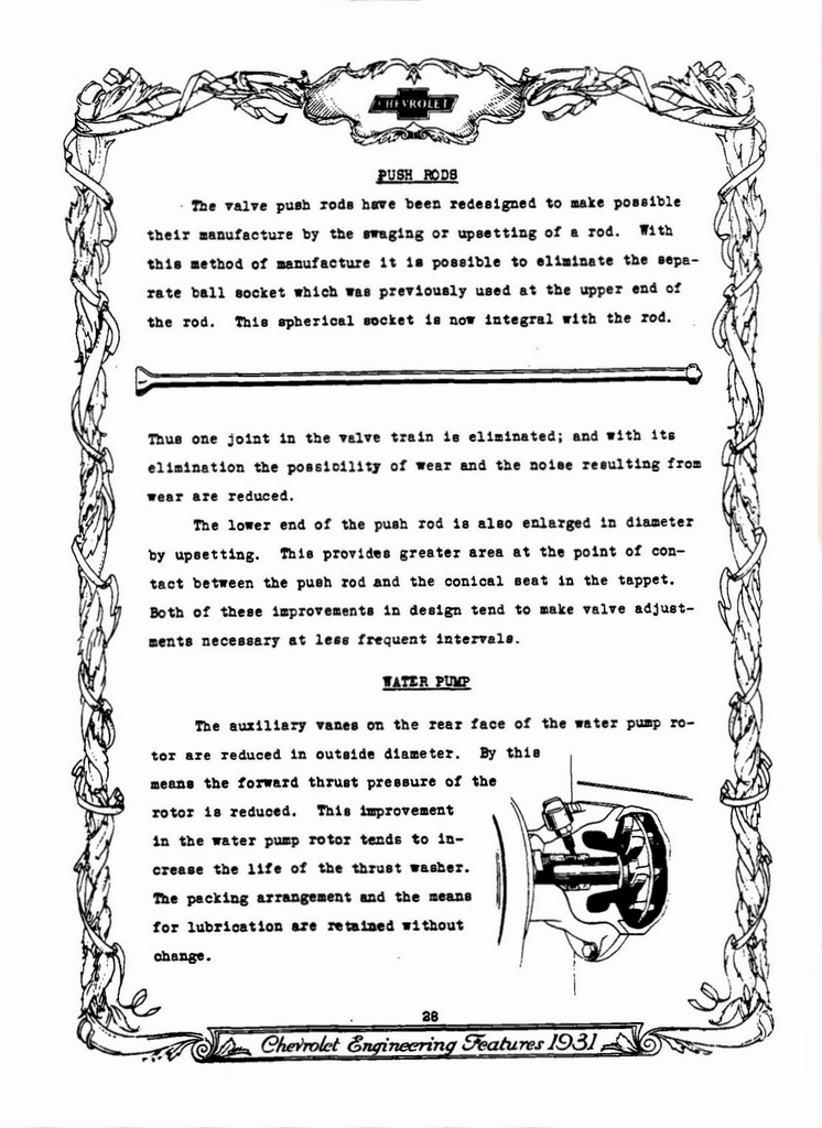 1931 Chevrolet Engineering Features Page 2
